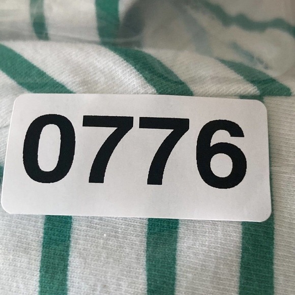 Zenergy by Chicos Shirt Womens‎ Size Medium Striped Sand Sun And Fun Tee - Picture 11 of 11